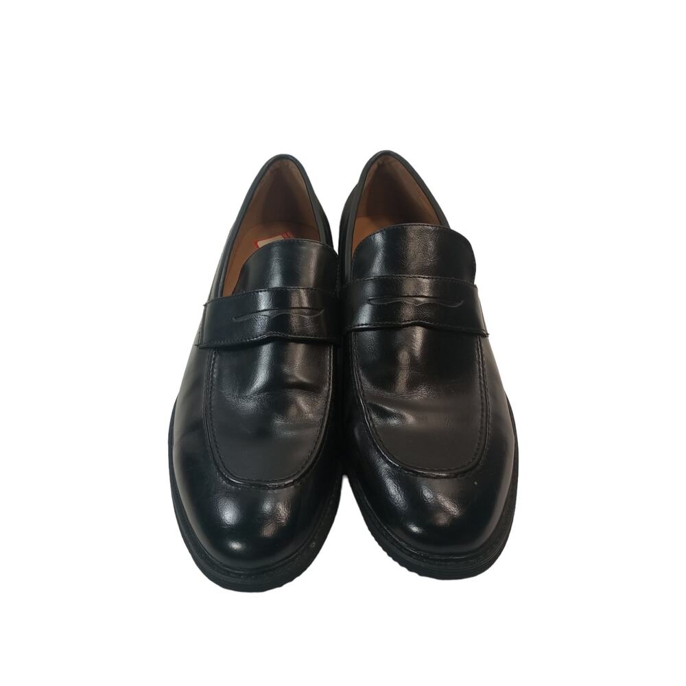 Steve Madden Nyles Dress Shoes Black Slip On Loafers Size 11